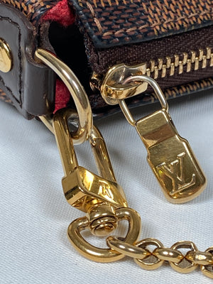 LOUIS VUITTON - EVA CLUTCH IN DAMIER EBENE