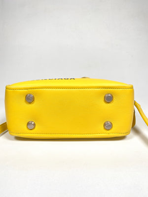 BALENCIAGA  - TRIANGLE SQUARE XS BAG IN YELLOW