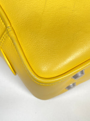 BALENCIAGA  - TRIANGLE SQUARE XS BAG IN YELLOW