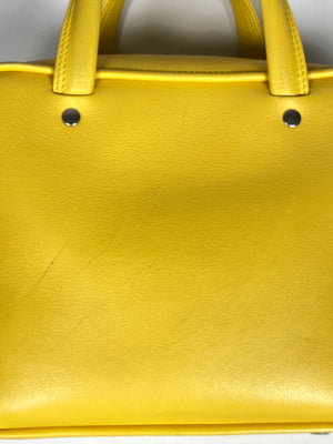 BALENCIAGA  - TRIANGLE SQUARE XS BAG IN YELLOW