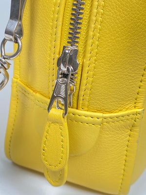 BALENCIAGA  - TRIANGLE SQUARE XS BAG IN YELLOW