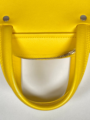 BALENCIAGA  - TRIANGLE SQUARE XS BAG IN YELLOW