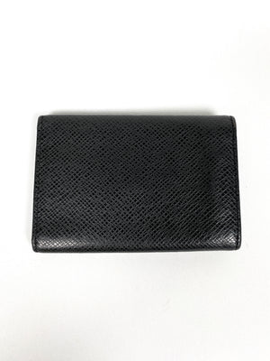 LOUIS VUITTON - BLACK TAIGA LEATHER MULTICLES 6 KEY HOLDER