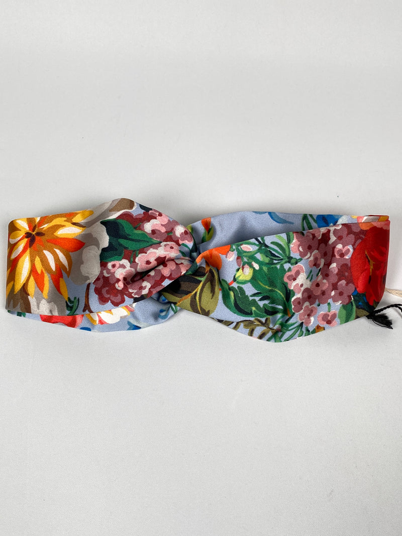 GUCCI - JOSIF FLOWER PRINT SILK HEADBAND - NEW WITH TAGS