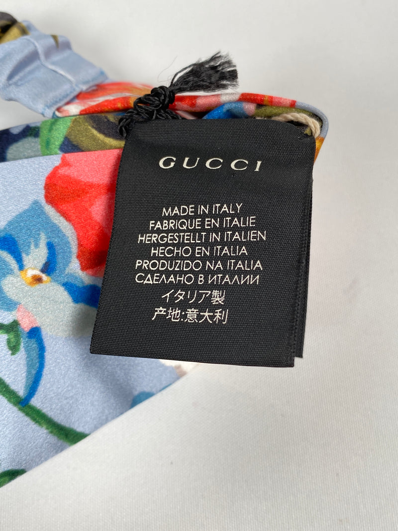GUCCI - JOSIF FLOWER PRINT SILK HEADBAND - NEW WITH TAGS