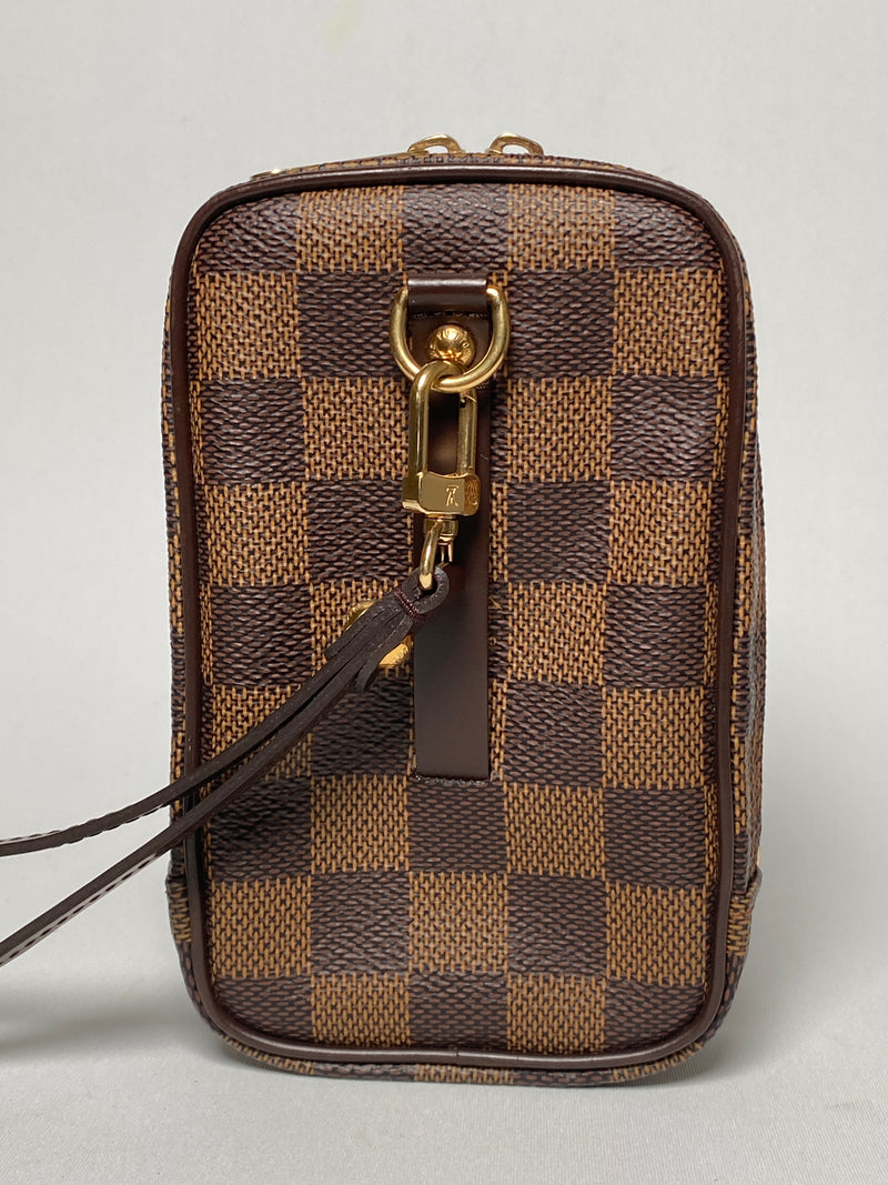 LOUIS VUITTON - OKAPI ETUI DAMIER EBENE GM POUCH *RARE*