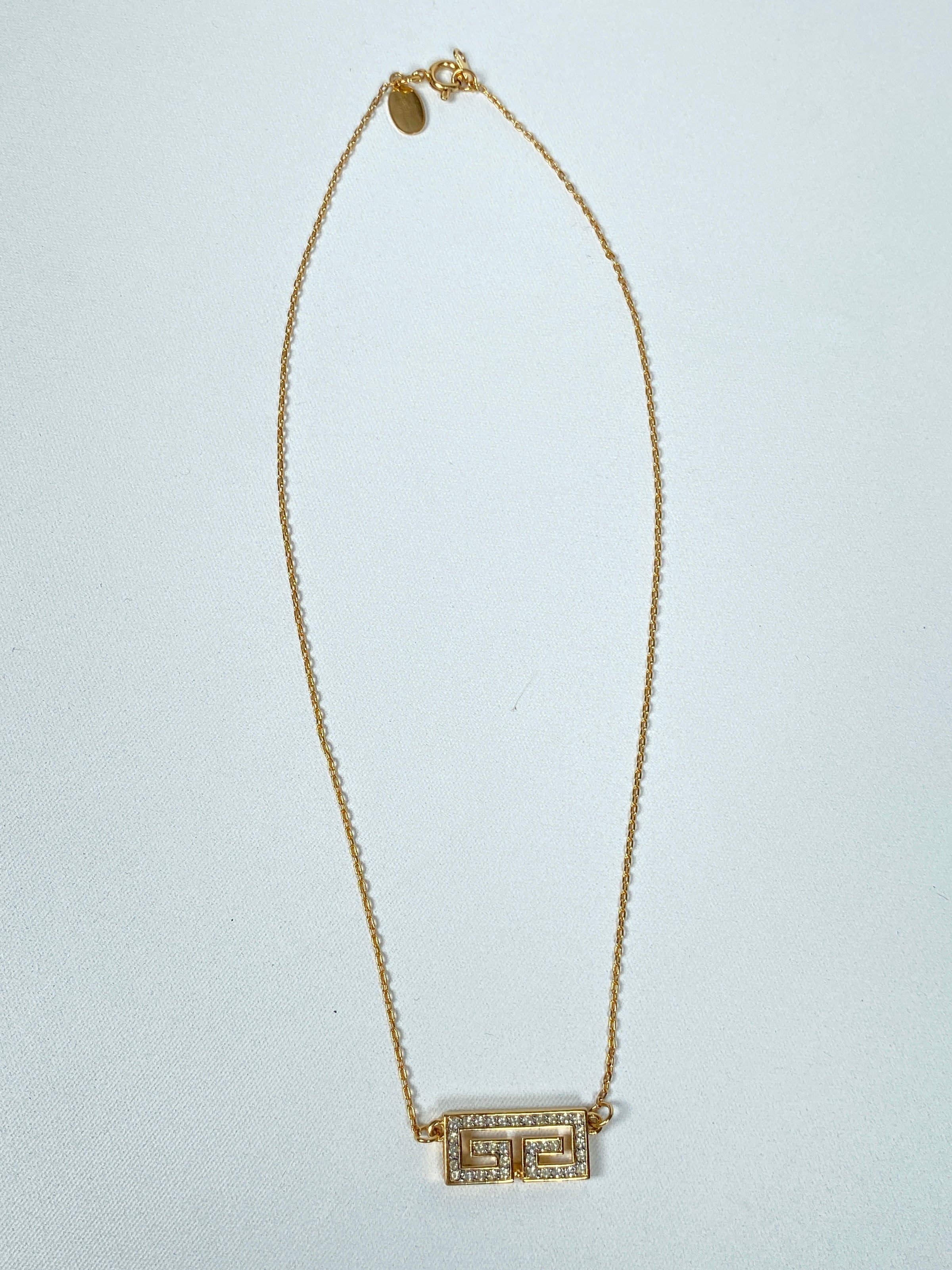 Givenchy gold store necklace