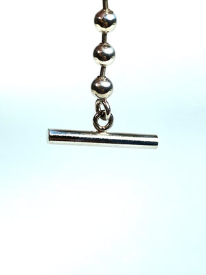 GUCCI - BOULE BALL CHAIN CHARM BRACELET SZ 21 STERLING SILVER 925