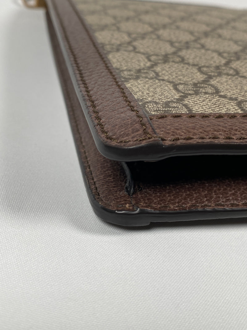GUCCI - GG SUPREME MONOGRAM OPHIDIA PORTFOLIO POUCH
