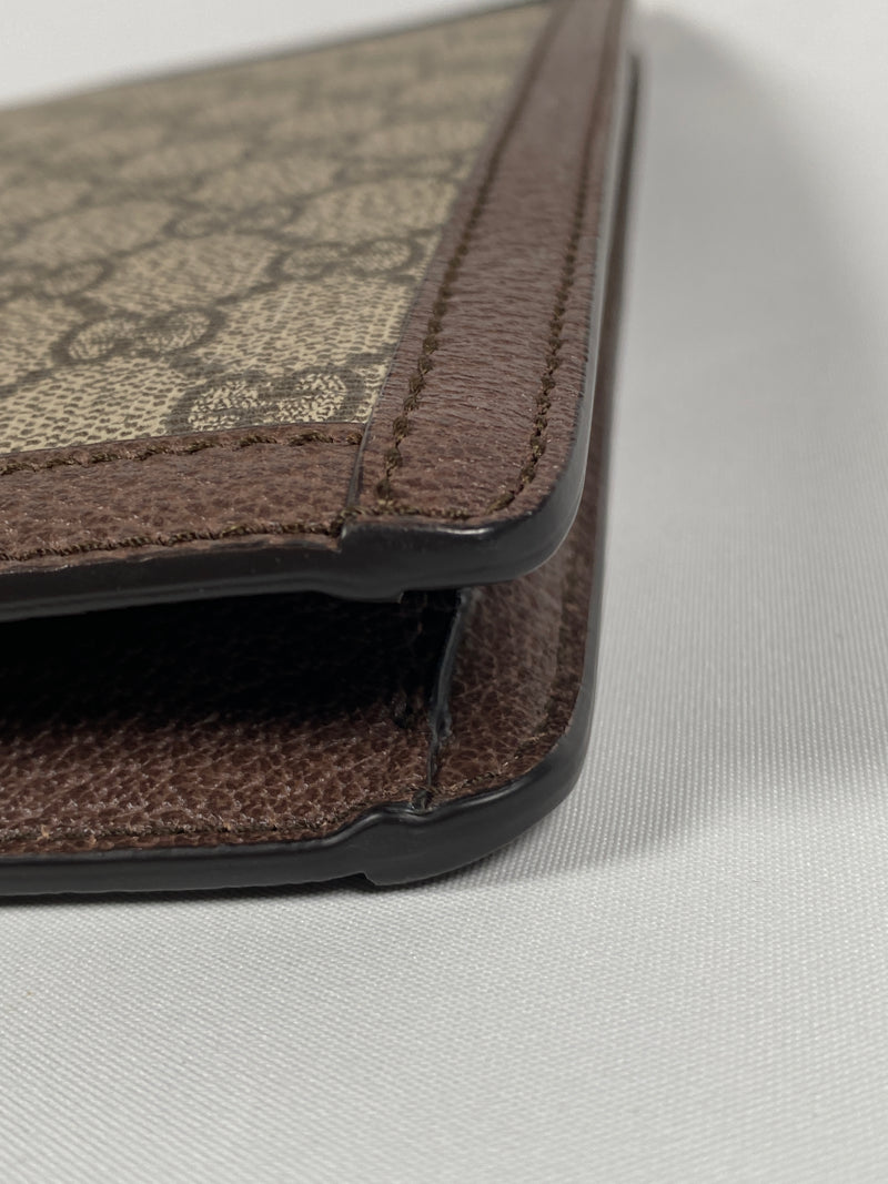 GUCCI - GG SUPREME MONOGRAM OPHIDIA PORTFOLIO POUCH