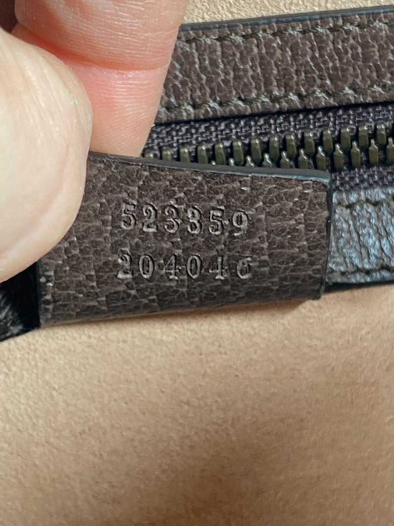 GUCCI - GG SUPREME MONOGRAM OPHIDIA PORTFOLIO POUCH