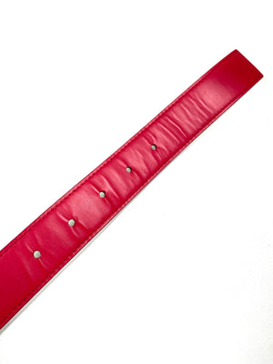 LOUIS VUITTON - MURAKAMI WHITE MONOGRAM MULTICOLORE REVERSIBLE BELT SZ 80/32