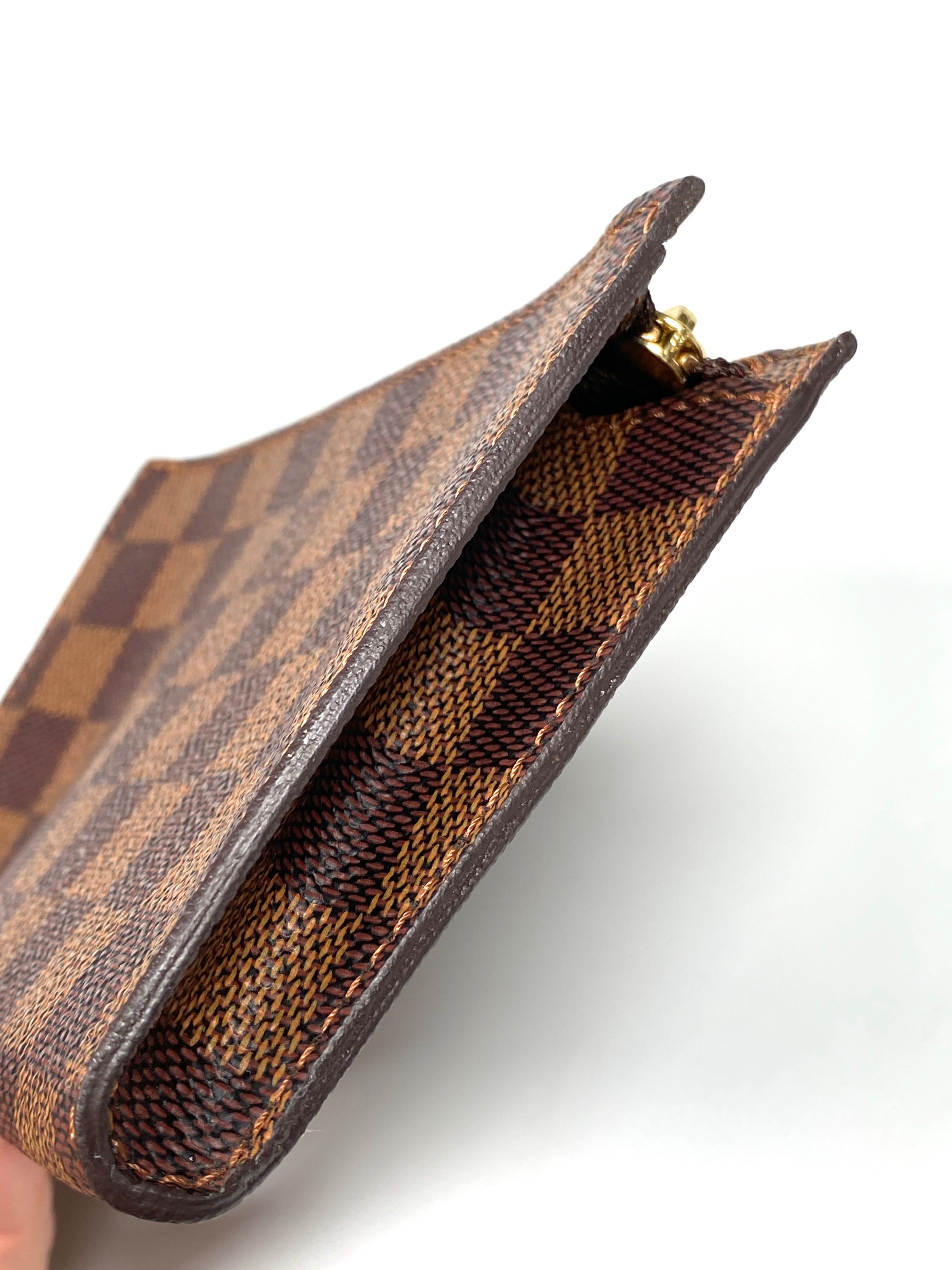 Louis Vuitton Card Holder Brown Damier Ebene