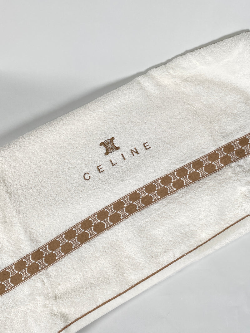 CELINE - VINTAGE BATH TOWEL 60 x 120 cm - NEW