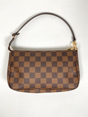 LOUIS VUITTON - POCHETTE ACCESSORIES IN DAMIER EBENE