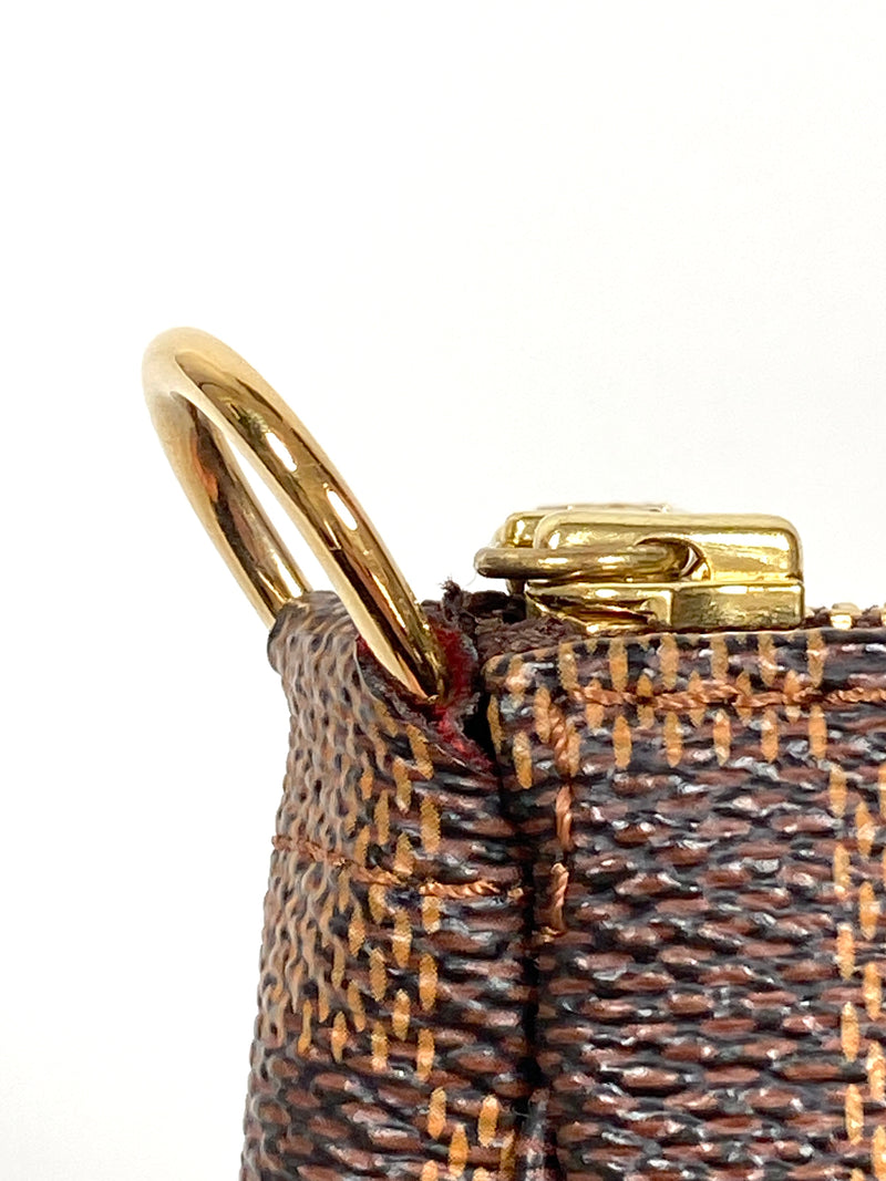 LOUIS VUITTON - POCHETTE ACCESSORIES IN DAMIER EBENE