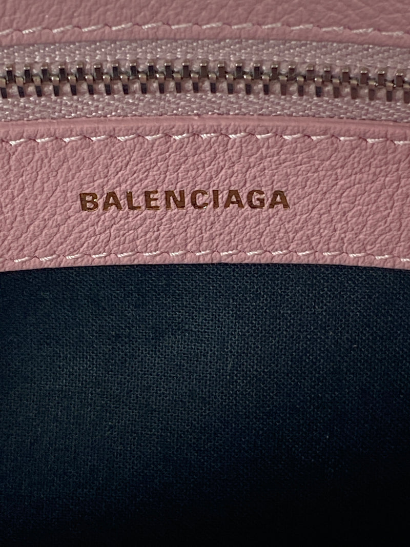 BALENCIAGA - VILLE SMALL TOP HANDLE LOGO PRINTED CROSS BODY BAG - NEW