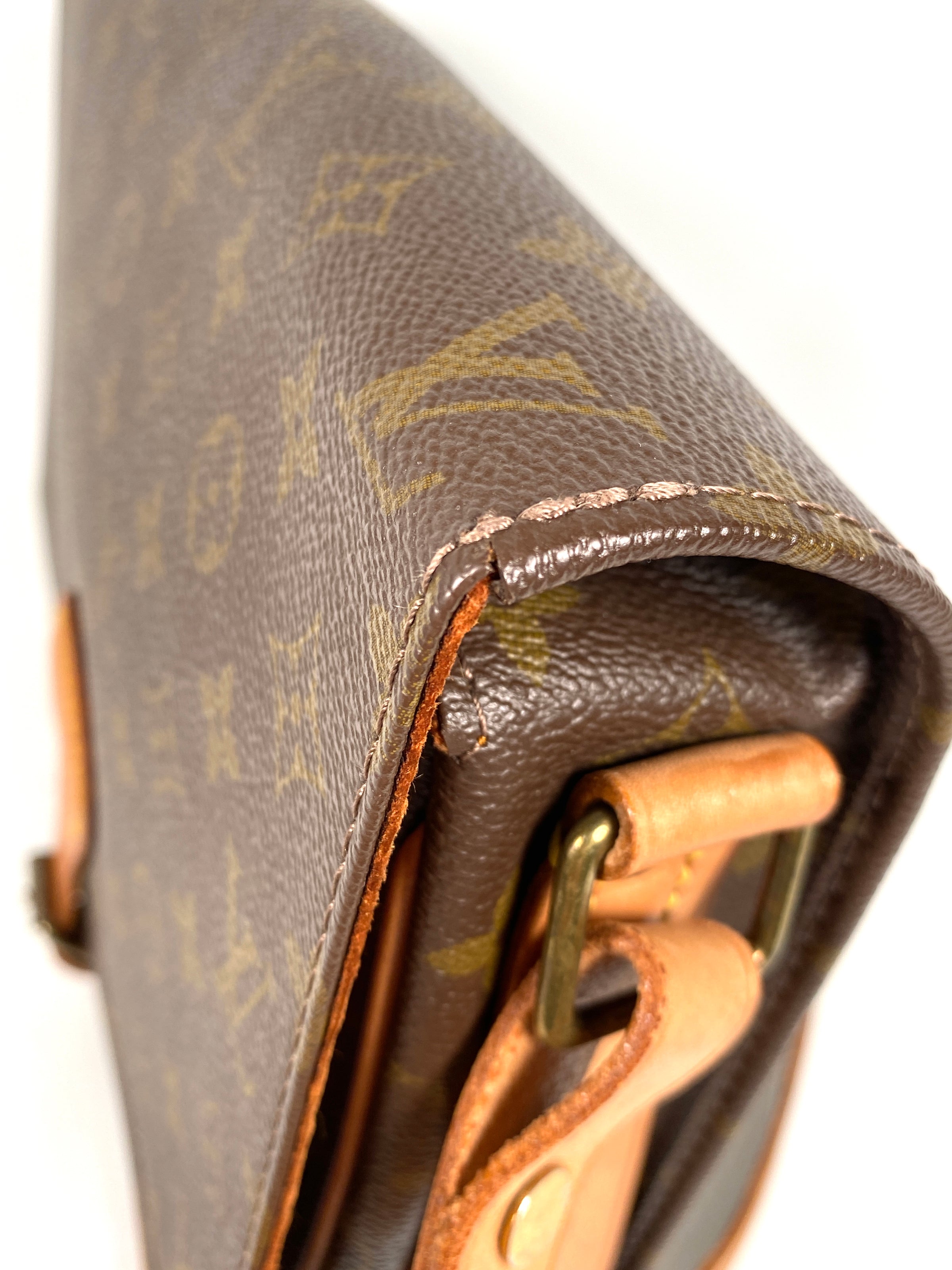 Vintage Louis Vuitton Cartouchiere Monogram Canvas Crossbody Handbag A -  beyond exchange