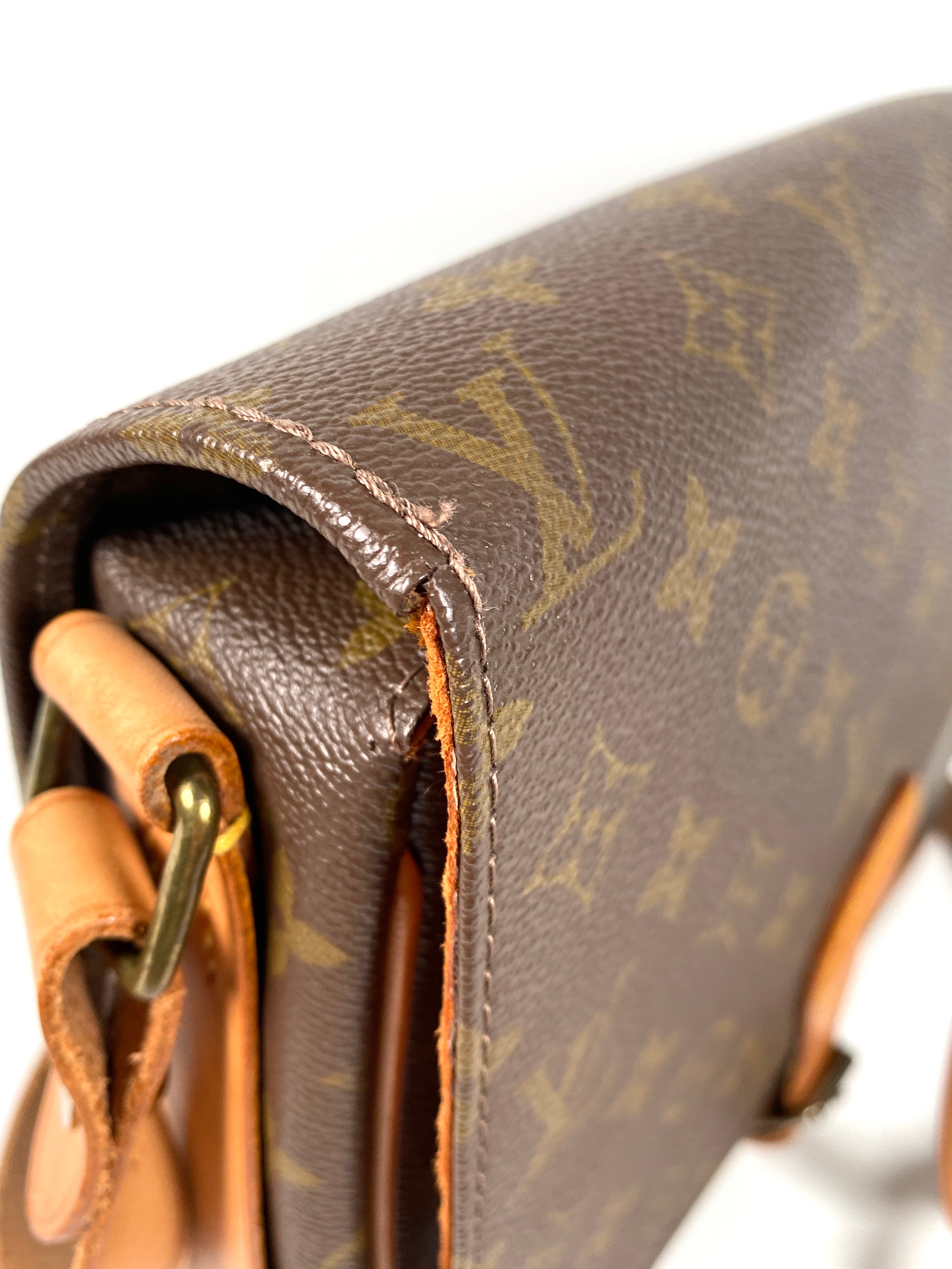 Louis Vuitton Monogram Cartouchiere GM Crossbody Flap Bag Cult Sierre  552lvs611