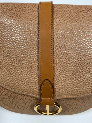 CHRISTIAN DIOR - VINTAGE PEBBLED LEATHER CROSS BODY BAG