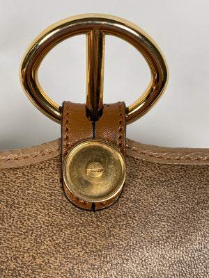 CHRISTIAN DIOR - VINTAGE PEBBLED LEATHER CROSS BODY BAG