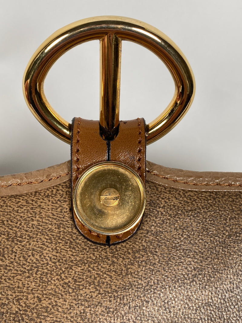 CHRISTIAN DIOR - VINTAGE PEBBLED LEATHER CROSS BODY BAG