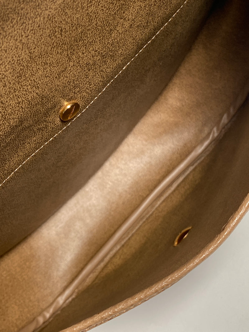 CHRISTIAN DIOR - VINTAGE PEBBLED LEATHER CROSS BODY BAG