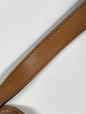 CHRISTIAN DIOR - VINTAGE PEBBLED LEATHER CROSS BODY BAG