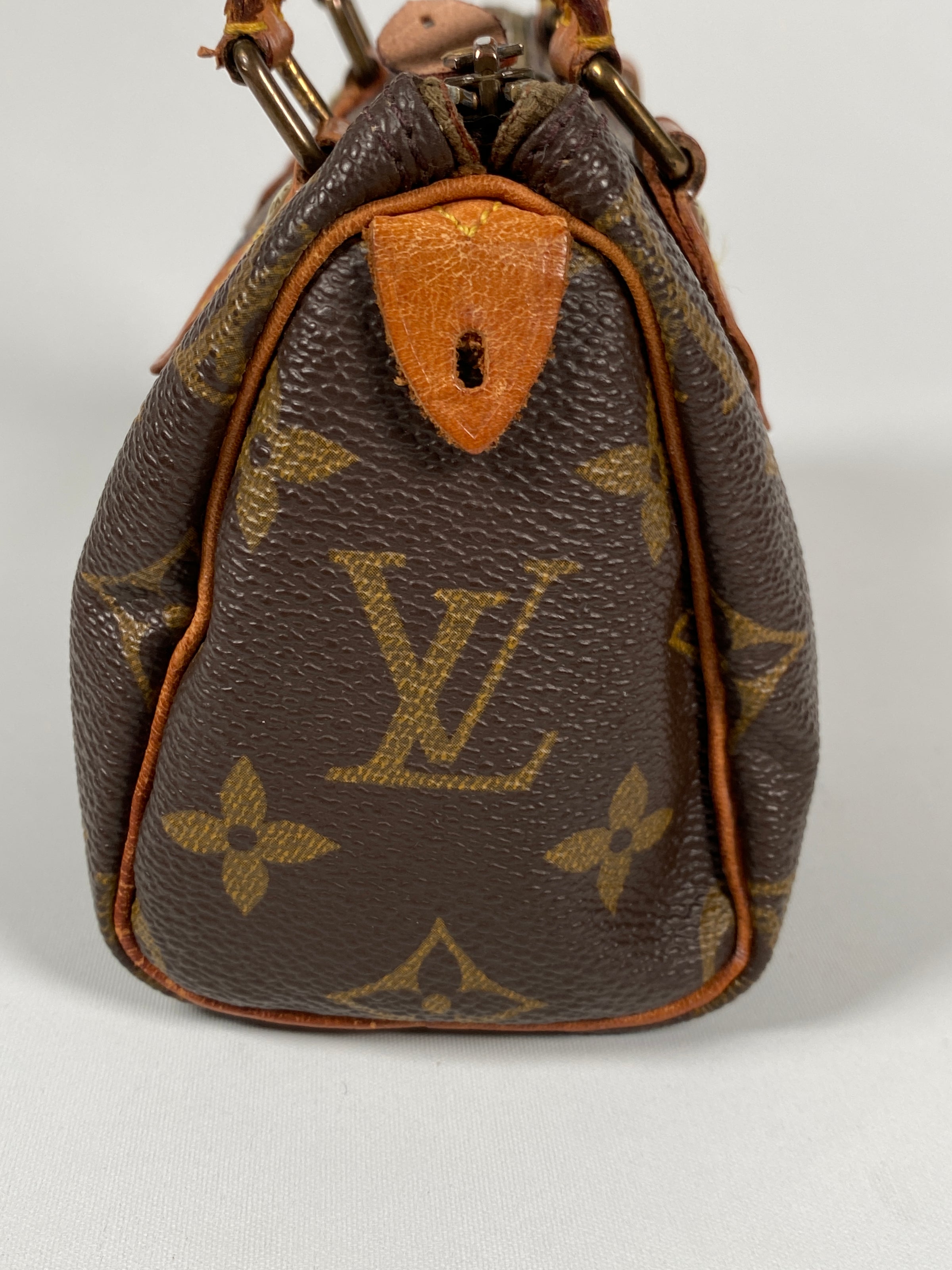 LOUIS VUITTON COMME DES GARCONS mini HL customise speedy bag at 1stDibs