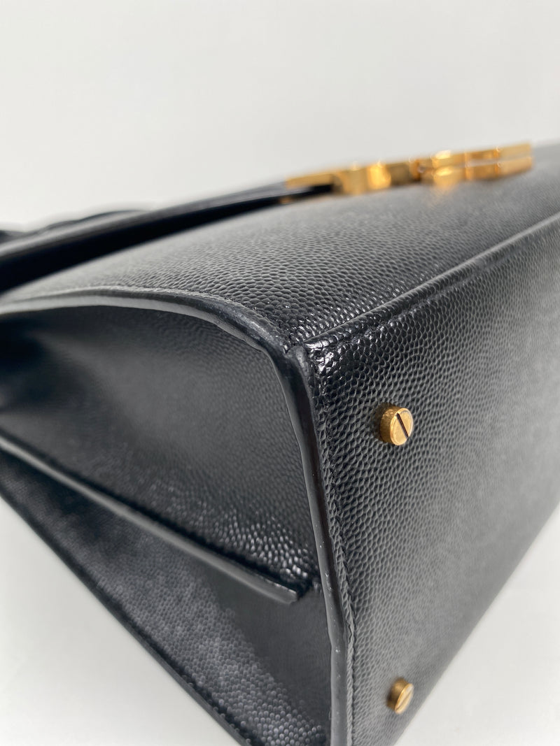 SAINT LAURENT - CASSANDRA MEDIUM TOP-HANDLE TOTE