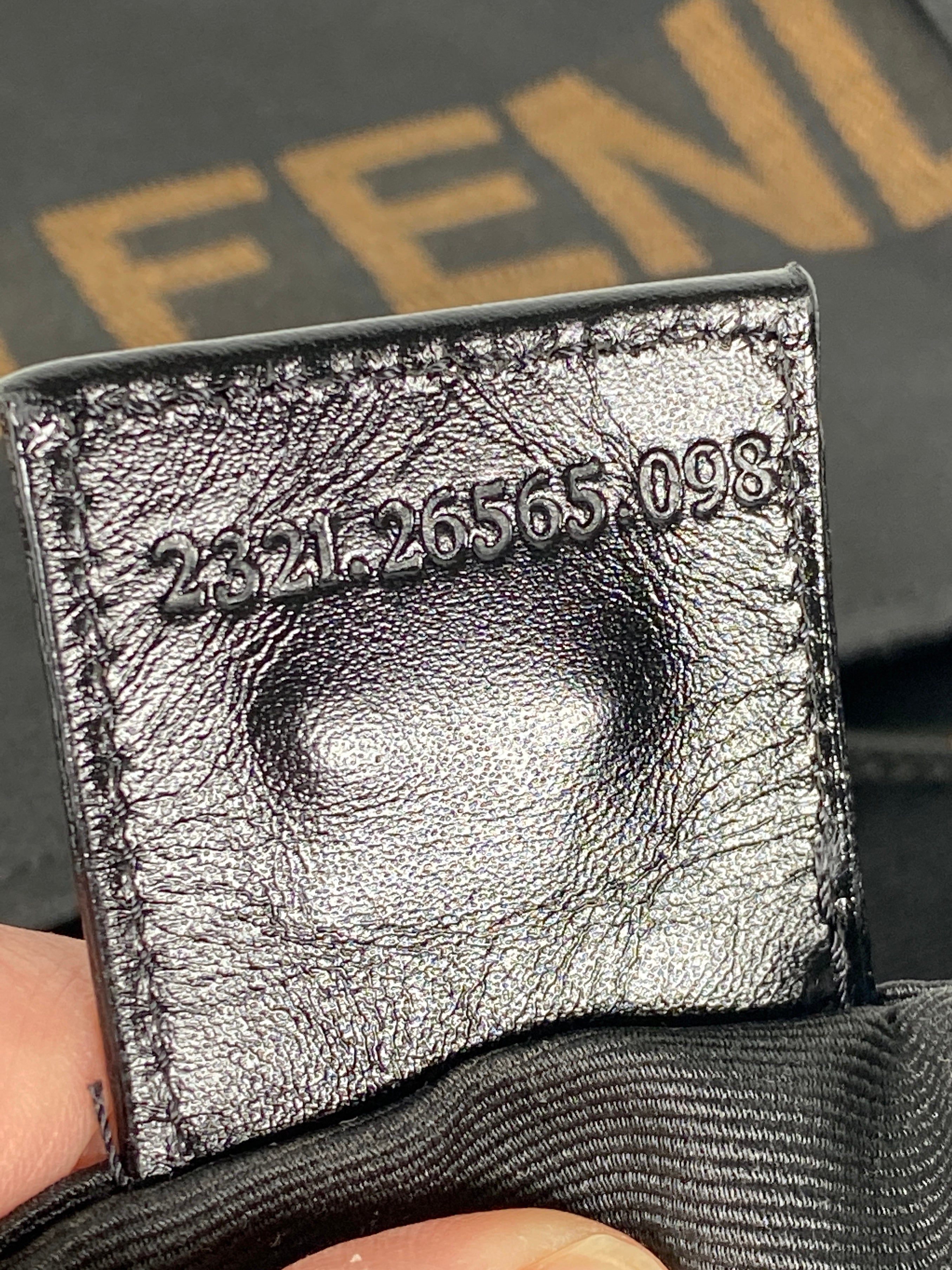 Fendi Roma Fendi Bag No Serial Number Fendi Bicolor Baguette FF