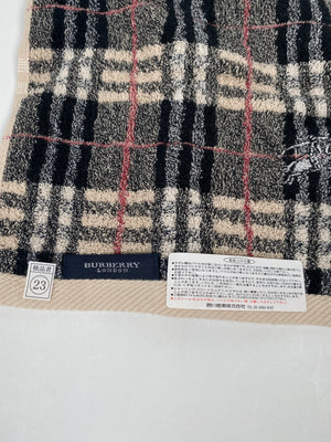 BURBERRY - FACE AND HAND TOWEL SET 100% COTTON - NEW