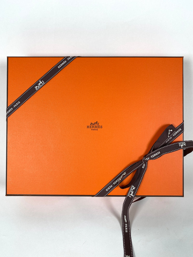 HERMES - ORAN SANDALS IN TAN LEATHER - SZ 39.5 - NEW IN BOX