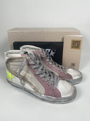 GOLDEN GOOSE - SLIDE HIGH TOP SNEAKERS - SZ 39 - NEW IN BOX
