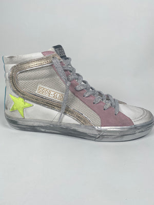 GOLDEN GOOSE - SLIDE HIGH TOP SNEAKERS - SZ 39 - NEW IN BOX