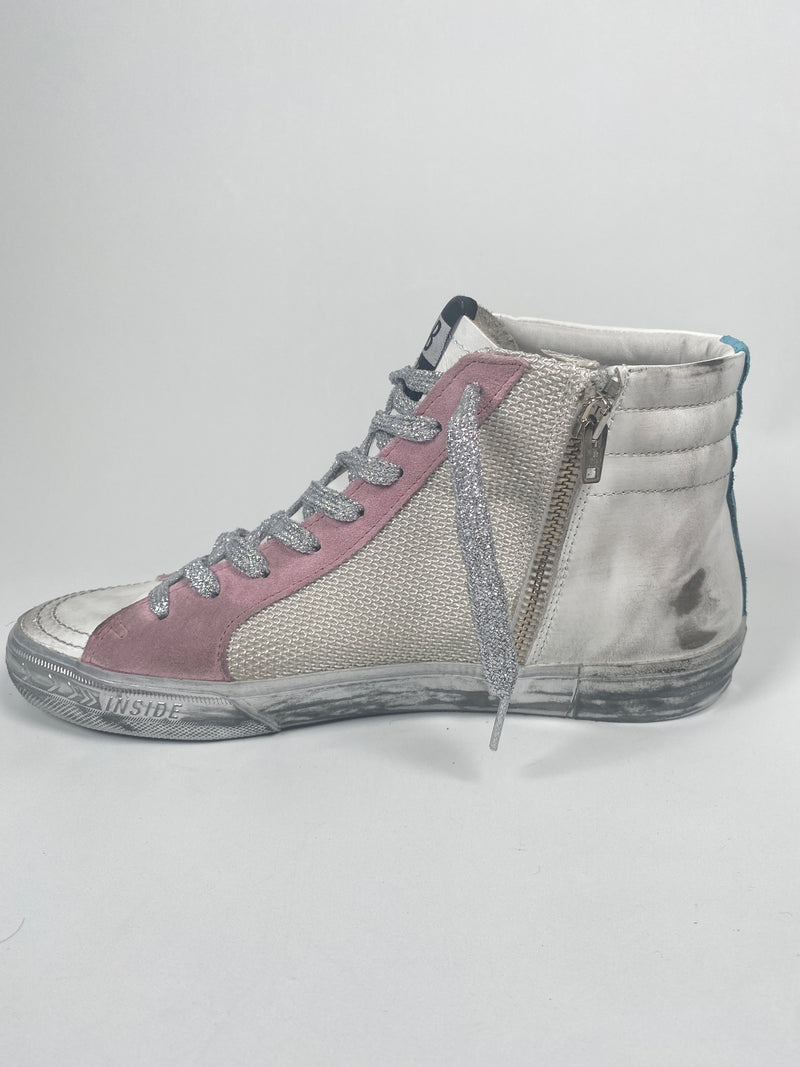 GOLDEN GOOSE - SLIDE HIGH TOP SNEAKERS - SZ 39 - NEW IN BOX