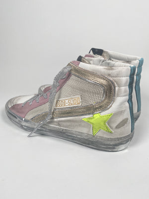 GOLDEN GOOSE - SLIDE HIGH TOP SNEAKERS - SZ 39 - NEW IN BOX