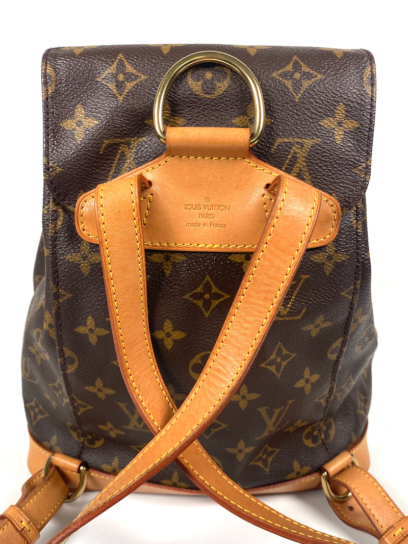 LOUIS VUITTON - MONTSOURIS MM BACKPACK MONOGRAM CANVAS