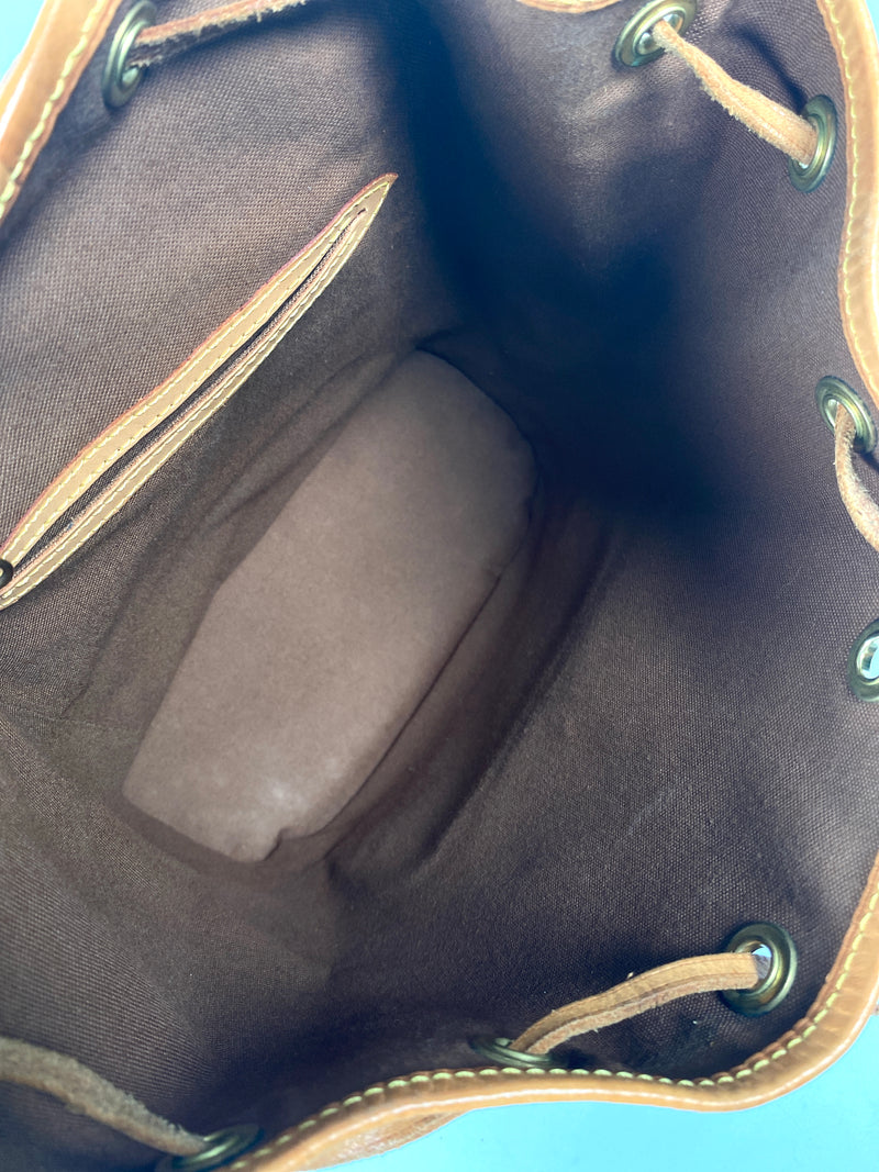 LOUIS VUITTON - MONTSOURIS MM BACKPACK MONOGRAM CANVAS