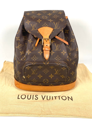 LOUIS VUITTON - MONTSOURIS MM BACKPACK MONOGRAM CANVAS