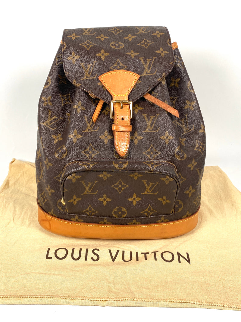 LOUIS VUITTON - MONTSOURIS MM BACKPACK MONOGRAM CANVAS