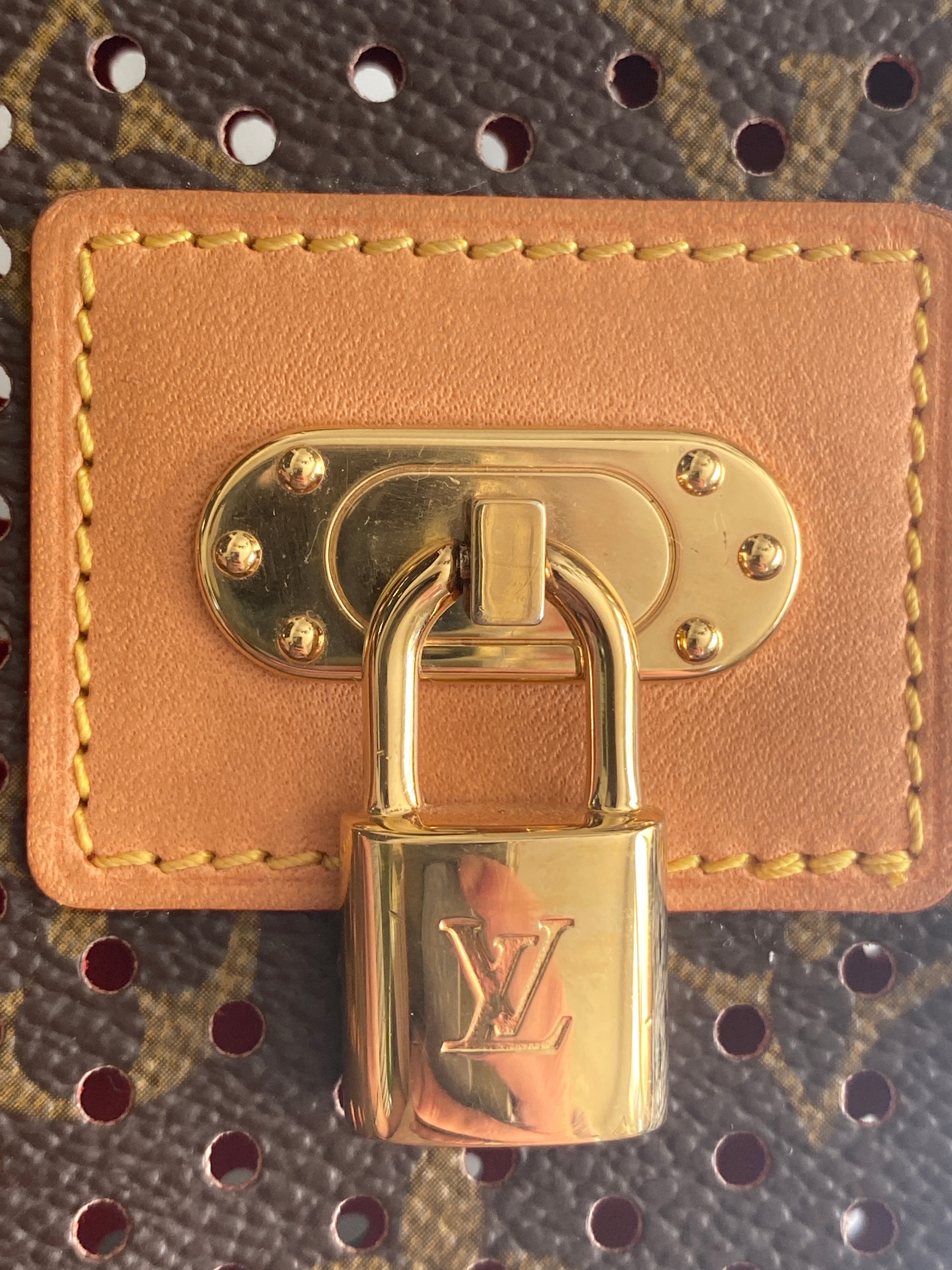 Louis Vuitton Pochette Perforated Padlock