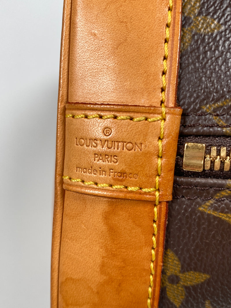 LOUIS VUITTON - ALMA PM HANDBAG MONOGRAM CANVAS - YR 1996