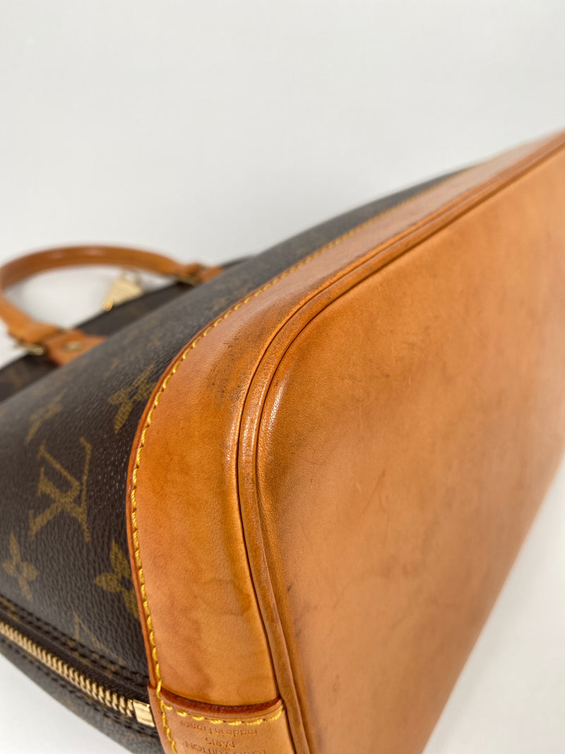 LOUIS VUITTON - ALMA PM HANDBAG MONOGRAM CANVAS - YR 1996