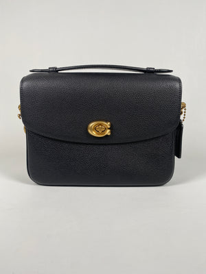 COACH - CASSIE CROSSBODY BAG BLACK LEATHER