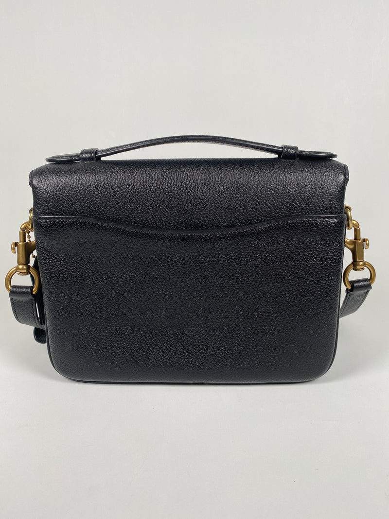 COACH - CASSIE CROSSBODY BAG BLACK LEATHER