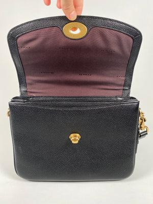 COACH - CASSIE CROSSBODY BAG BLACK LEATHER
