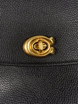 COACH - CASSIE CROSSBODY BAG BLACK LEATHER