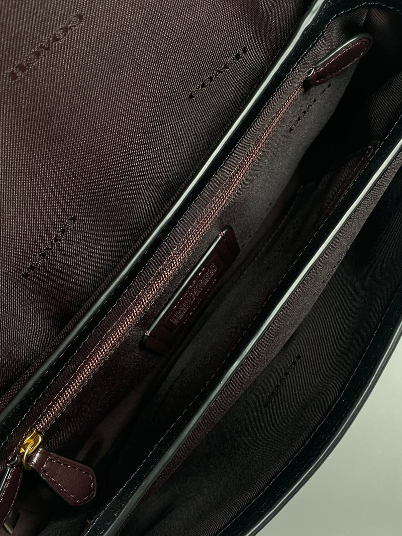 COACH - CASSIE CROSSBODY BAG BLACK LEATHER