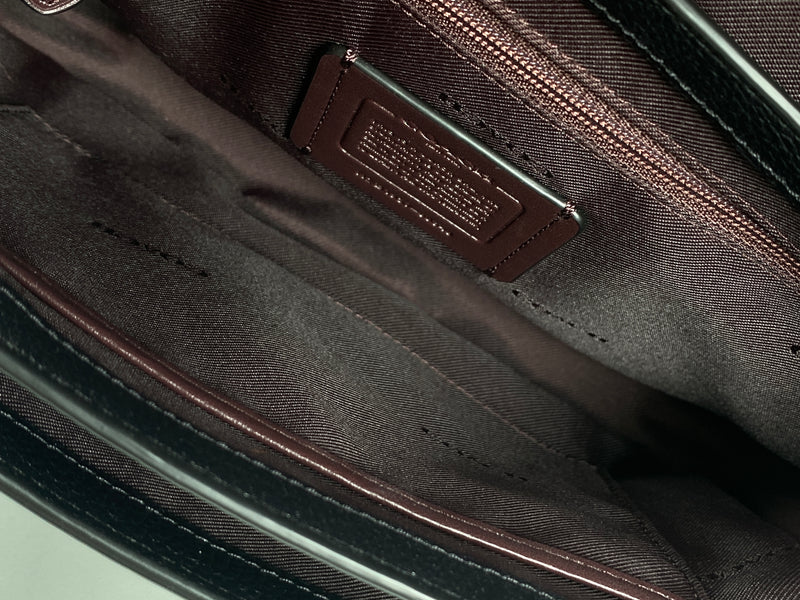 COACH - CASSIE CROSSBODY BAG BLACK LEATHER